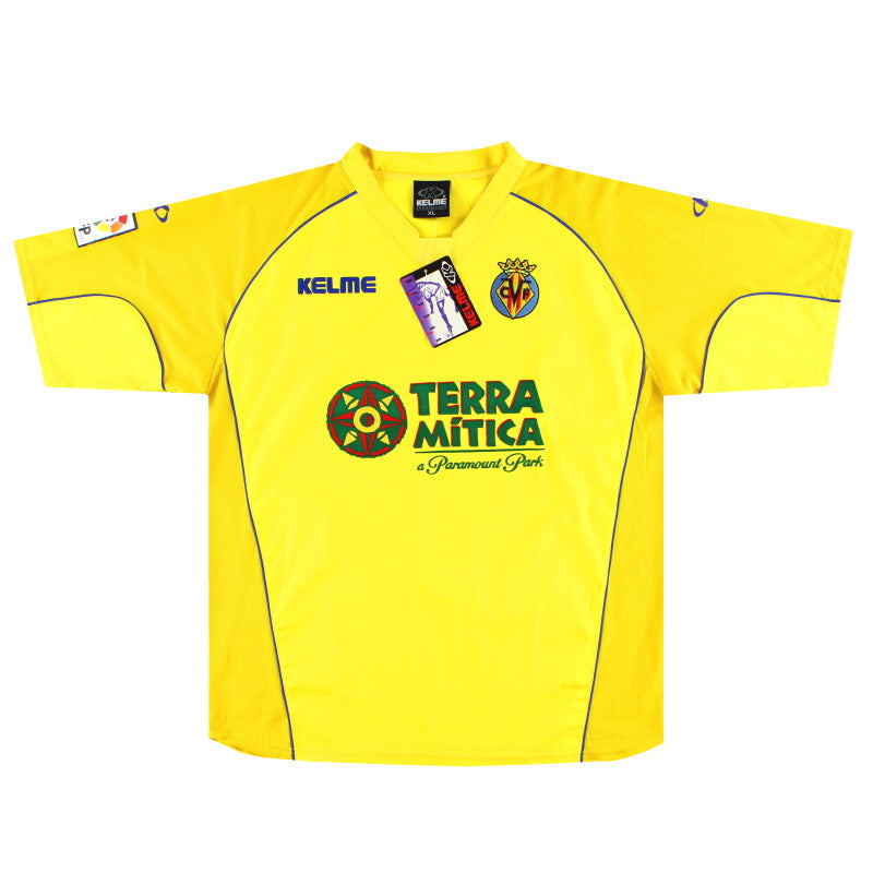 2003-04 Villarreal Kelme Home Shirt *w/tags* XL