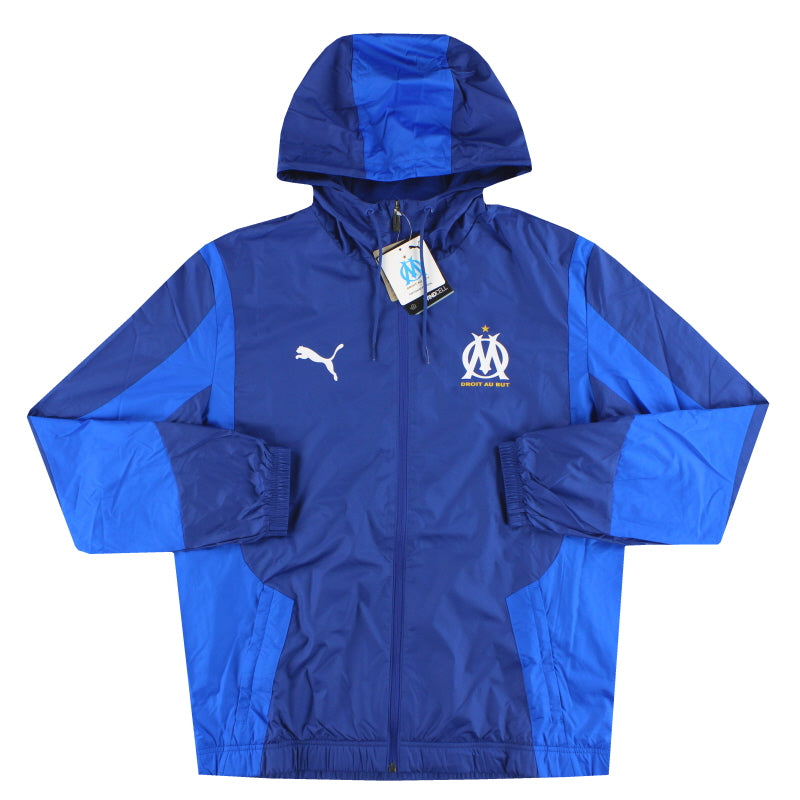 2023-24 Marseille Puma Pre-Match Woven Anthem Jacket *BNIB* L