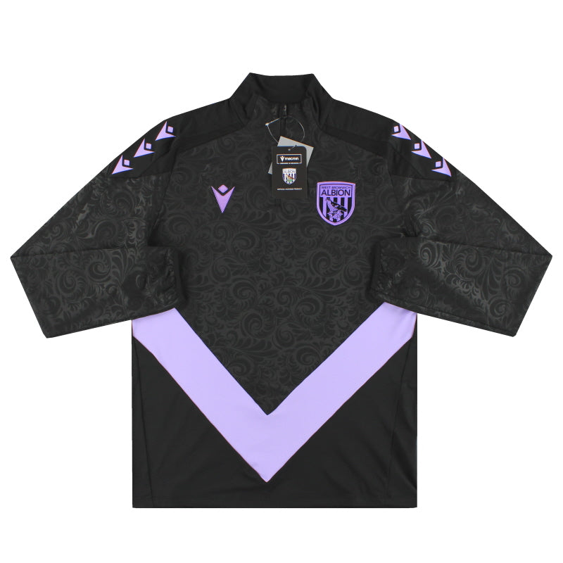 2024-25 West Brom Macron 1/4 Zip Training Top *w/tags* L - Classic Football Kit
