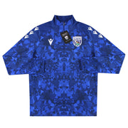 2024-25 West Brom Macron 1/4 Zip Warm-Up Top *w/tags* L - Classic Football Kit
