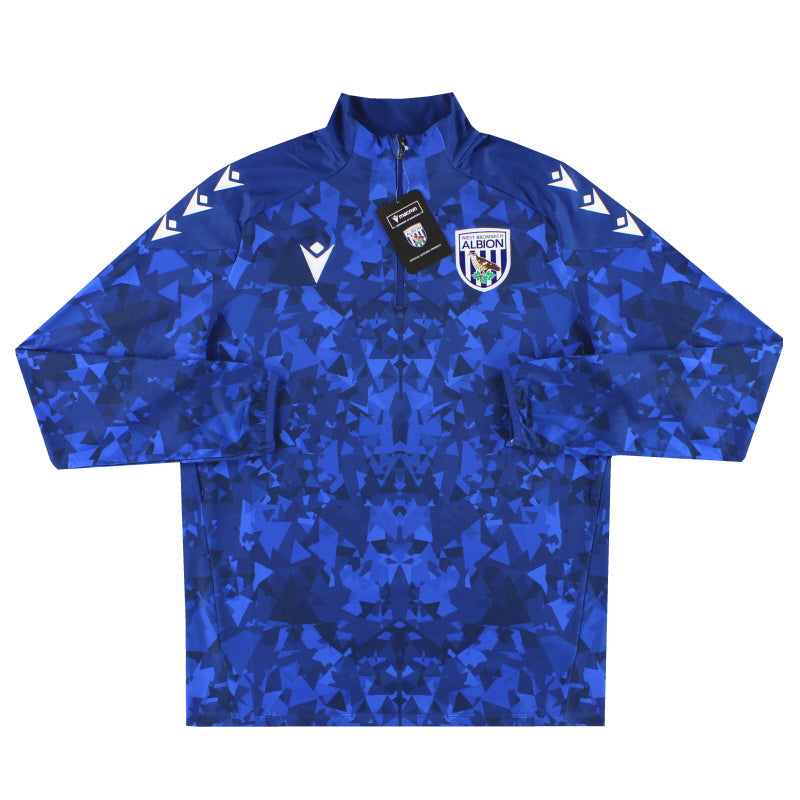 2024-25 West Brom Macron 1/4 Zip Warm-Up Top *w/tags* L - Classic Football Kit