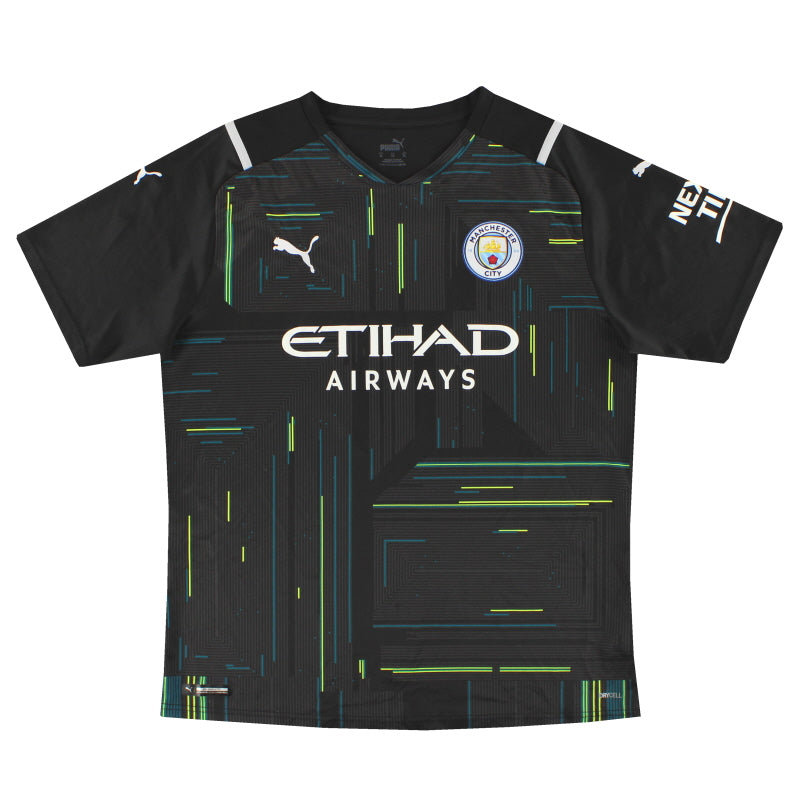 2021-22 Manchester City Puma Goalkeeper Shirt XL - Classic Football Kit