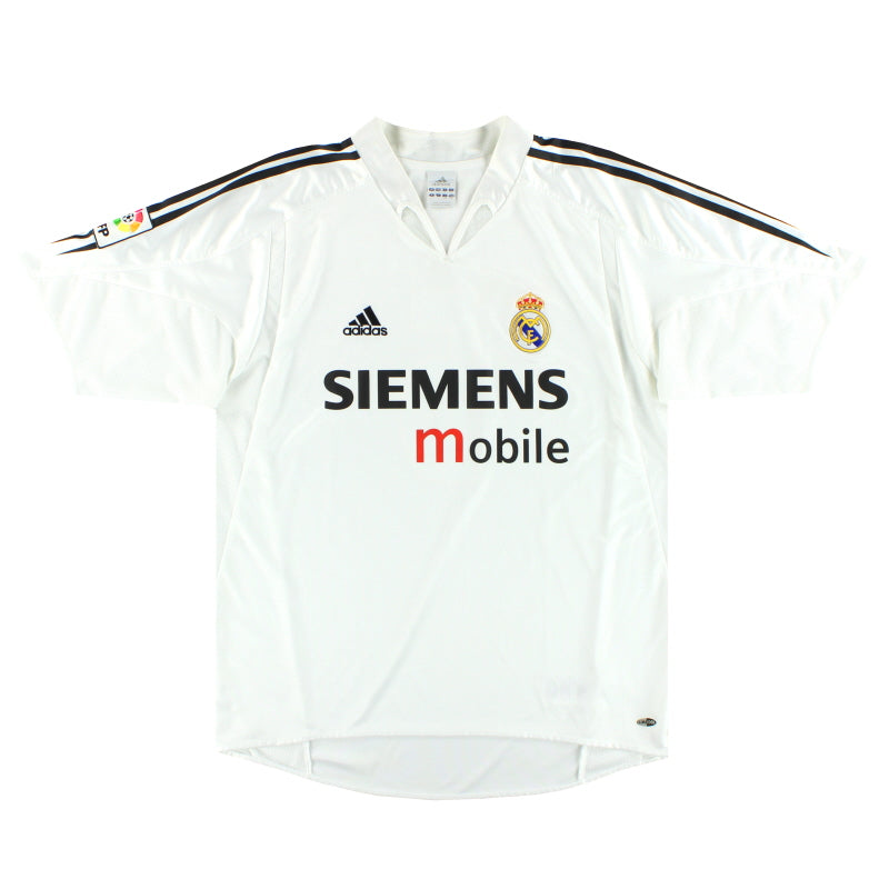 2004-05 Real Madrid adidas Home Shirt L - Classic Football Kit