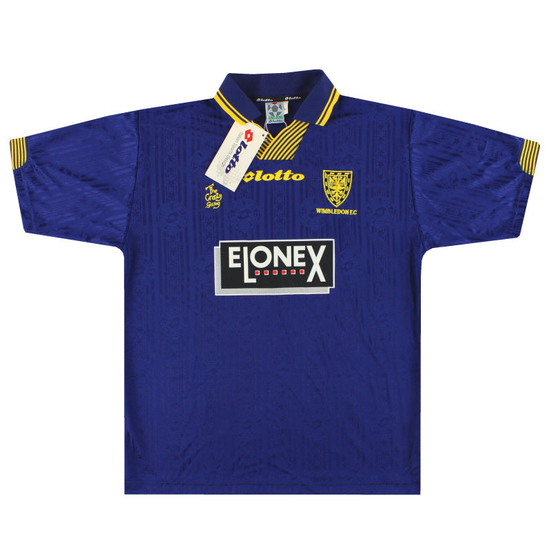 1997-99 Wimbledon Lotto Home Shirt *w/tags* M - Classic Football Kit