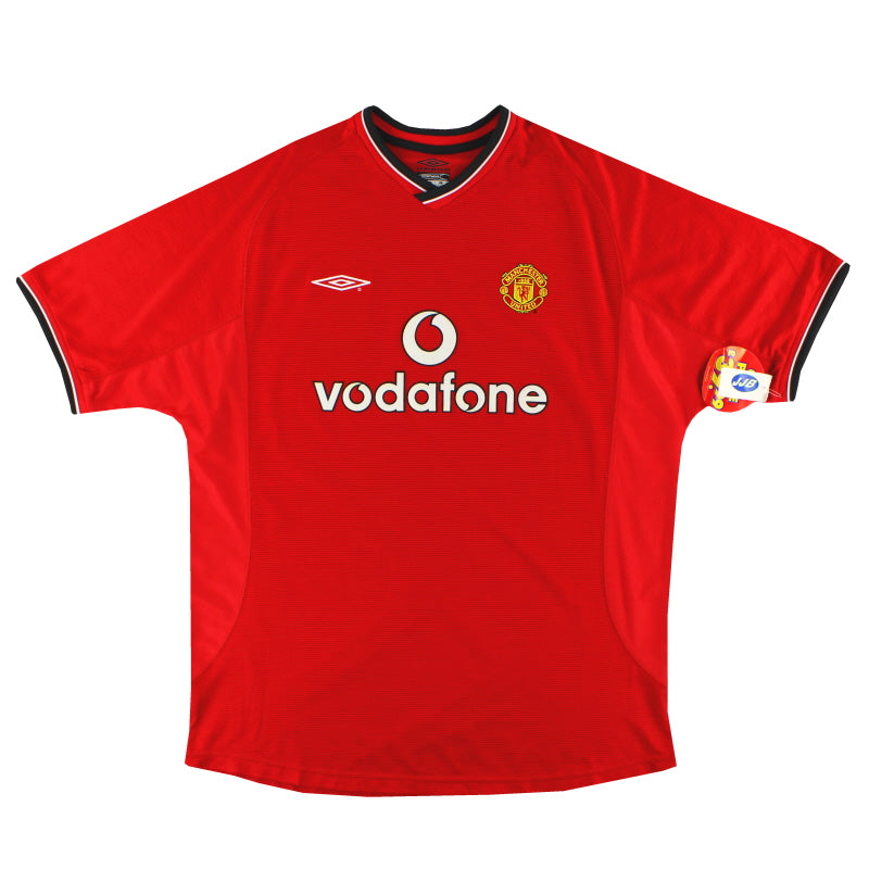 2000-02 Manchester United Umbro Home Shirt *w/tags* XL - Classic Football Kit