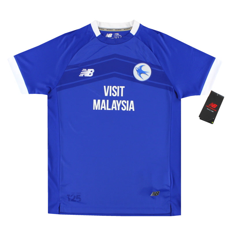 2024-25 Cardiff City New Balance Home Shirt *BNIB* Youth XL - Classic Football Kit