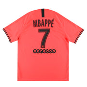 2019-20 Paris Saint-Germain Nike Away Shirt Mbappe #7 XL - Classic Football Kit