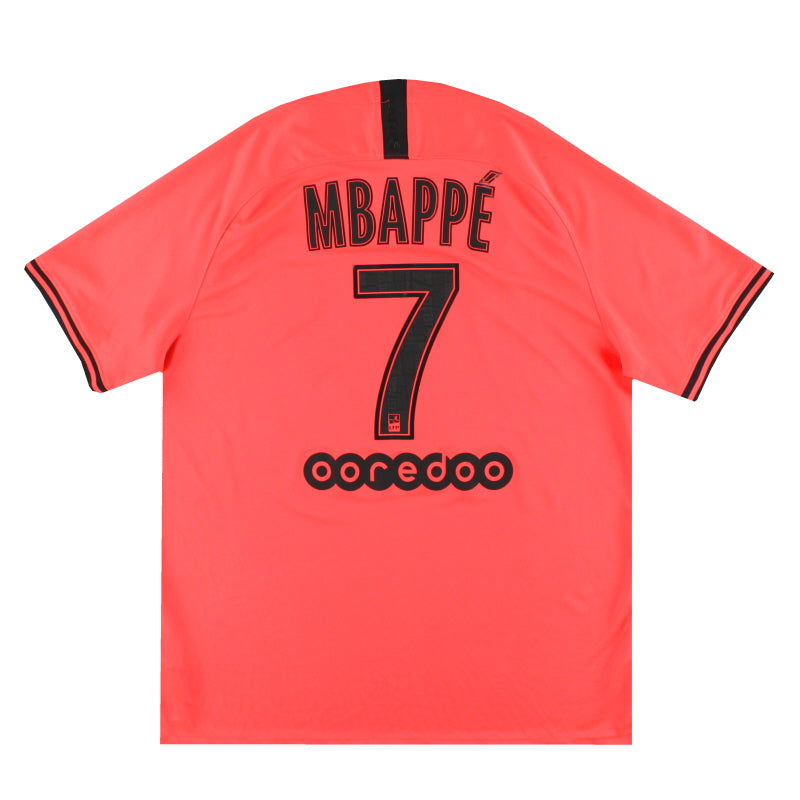 2019-20 Paris Saint-Germain Nike Away Shirt Mbappe #7 XL - Classic Football Kit