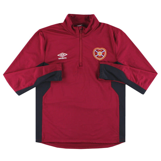 2017-18 Hearts Umbro 1/4 Zip Training Top M