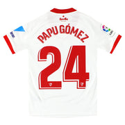 2020-21 Sevilla Nike Home Shirt Papu Gomez #24 S - Classic Football Kit