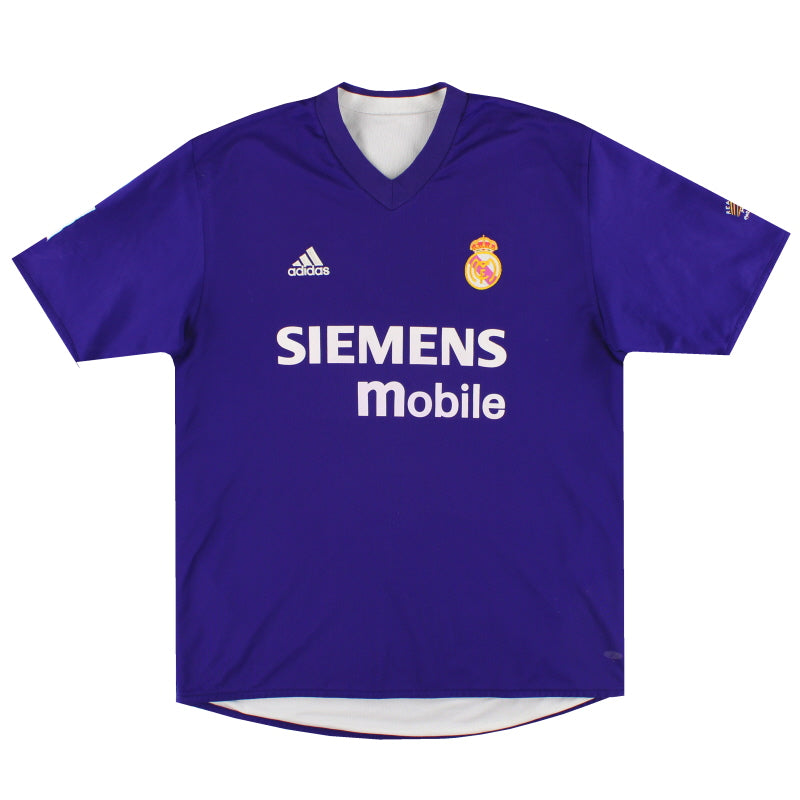 2002-03 Real Madrid adidas Centenary Reversible Third Shirt L