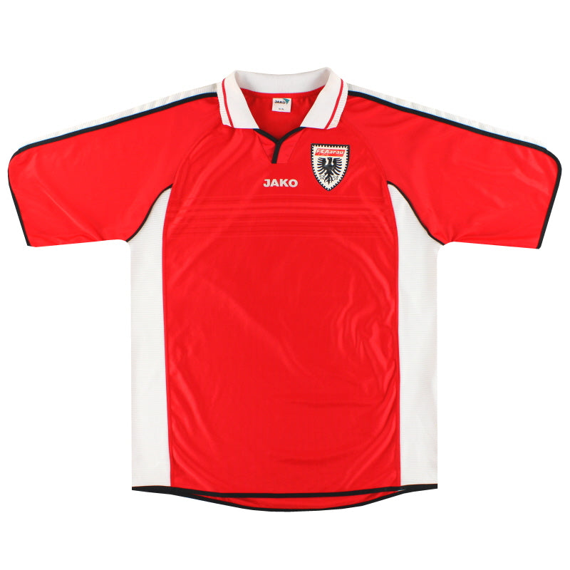 2002-03 FC Aarau Jako Home Shirt #3 XL - Classic Football Kit