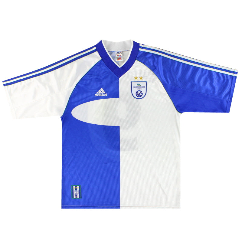 1998-00 Grasshoppers Home Shirt Chapuisat #9 M - Classic Football Kit