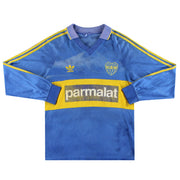 1992-93 Boca Juniors adidas Home Shirt L/S - Classic Football Kit