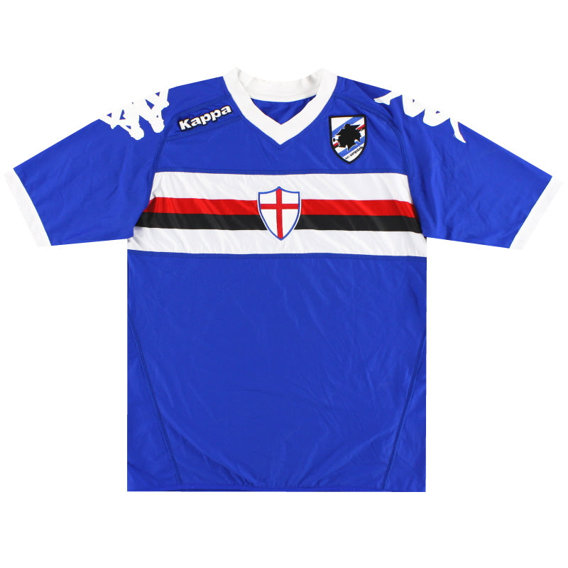 2010-11 Sampdoria Kappa Home Shirt *Mint* L - Classic Football Kit