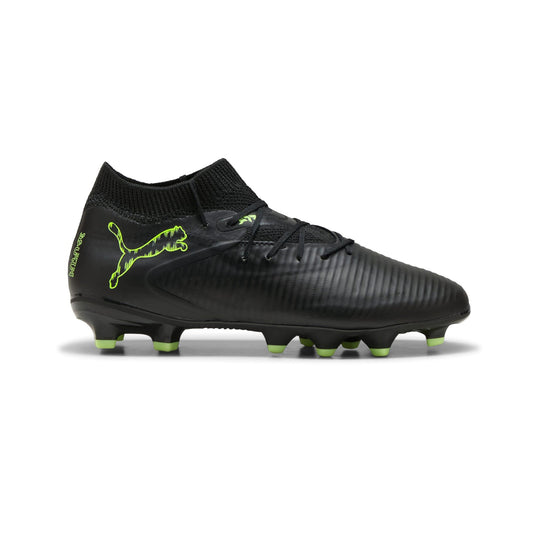 Puma Future 8 Pro FG/AG Jnr Football Boots - Puma Black/Fizzy Light Green Terrain