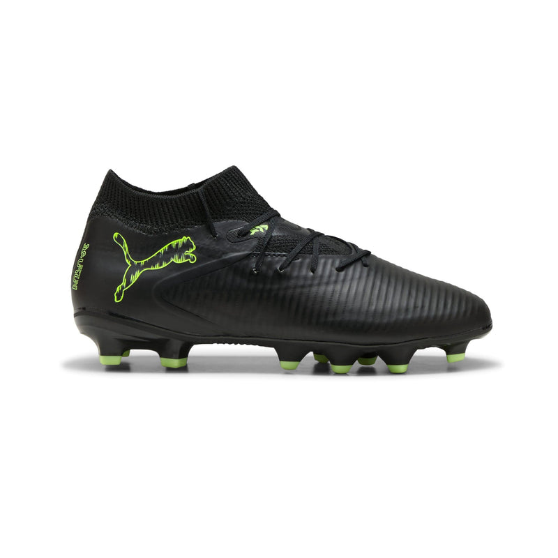 Puma Future 8 Pro FG/AG Jnr Football Boots - Puma Black/Fizzy Light Green Terrain