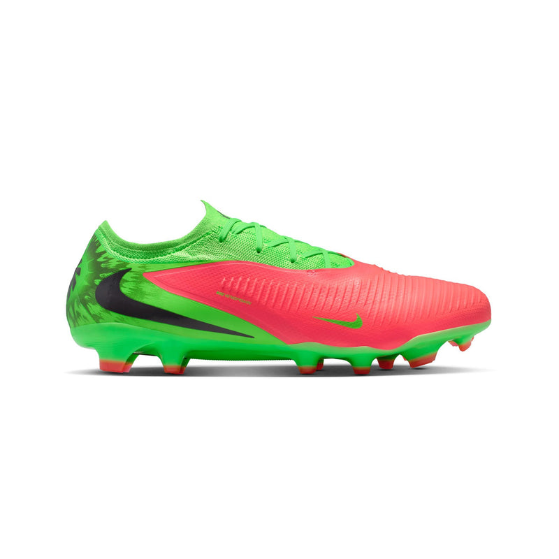 Nike Phantom 6 Low Pro 'Erling Haaland' AG Football Boots - Hot Punch/Black/Green Strike