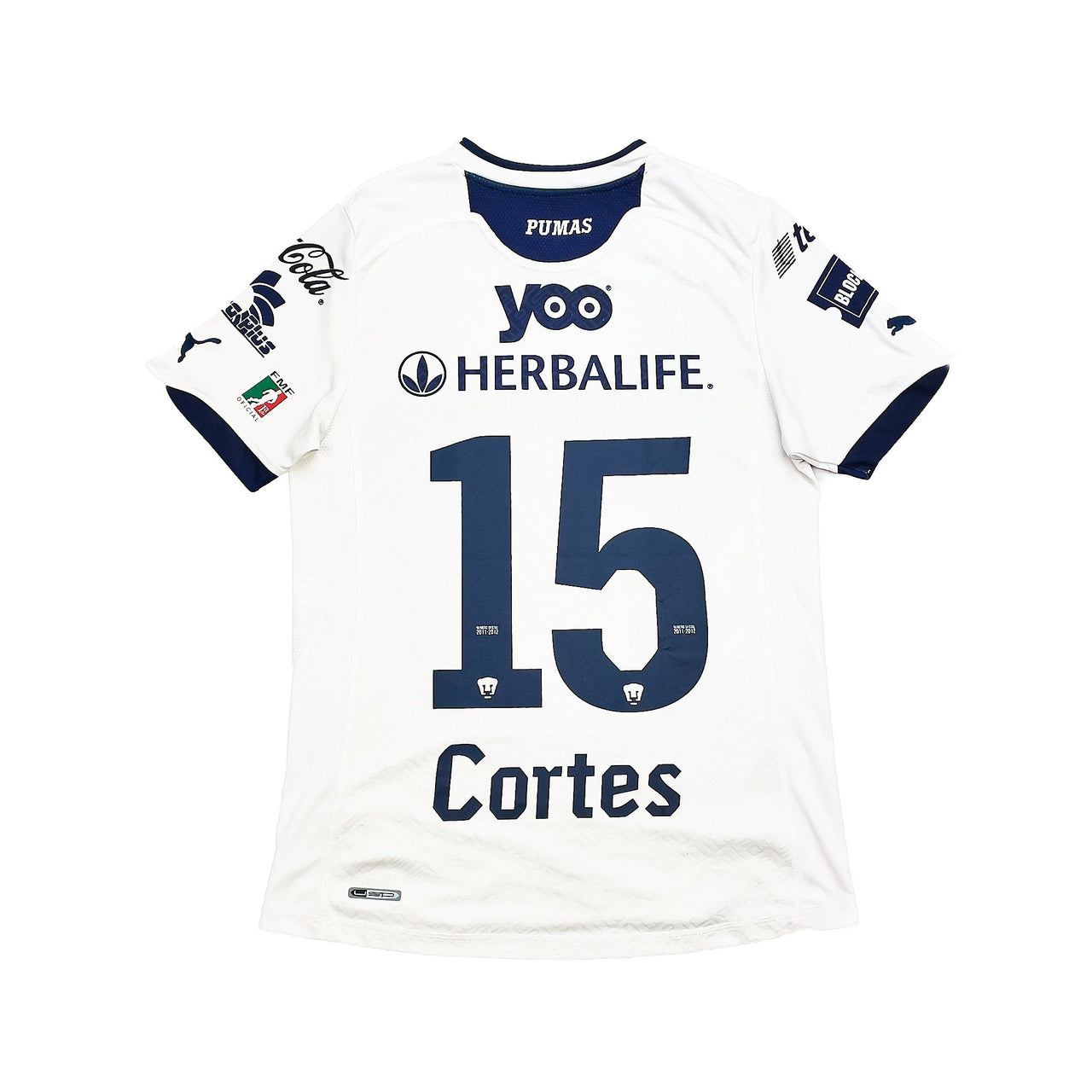CULT KITS - 2011/12 UNAM PUMAS CORTES #15 HOME SHIRT (S) PUMA