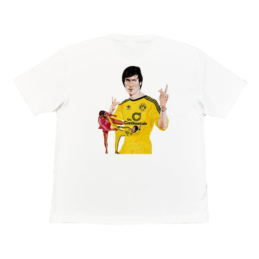 Bruce Lee Hong Kong Pop-Up Graphic Tee, Medium / White / Hong Kong