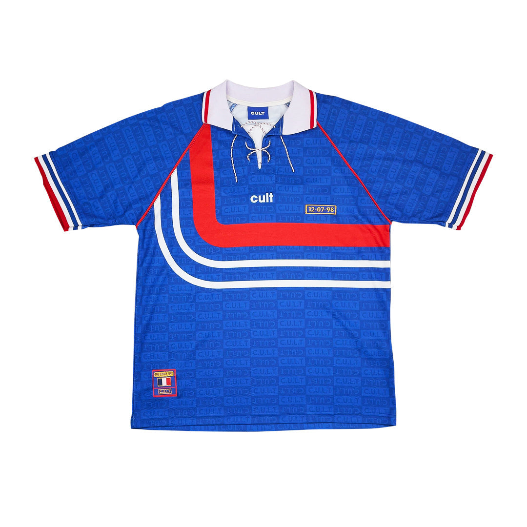 1998 LES BLEUS HOME SHIRT 'FRANCE' (MULTIPLE SIZES) DREAMERS | Cult Kits, XL / 1998
