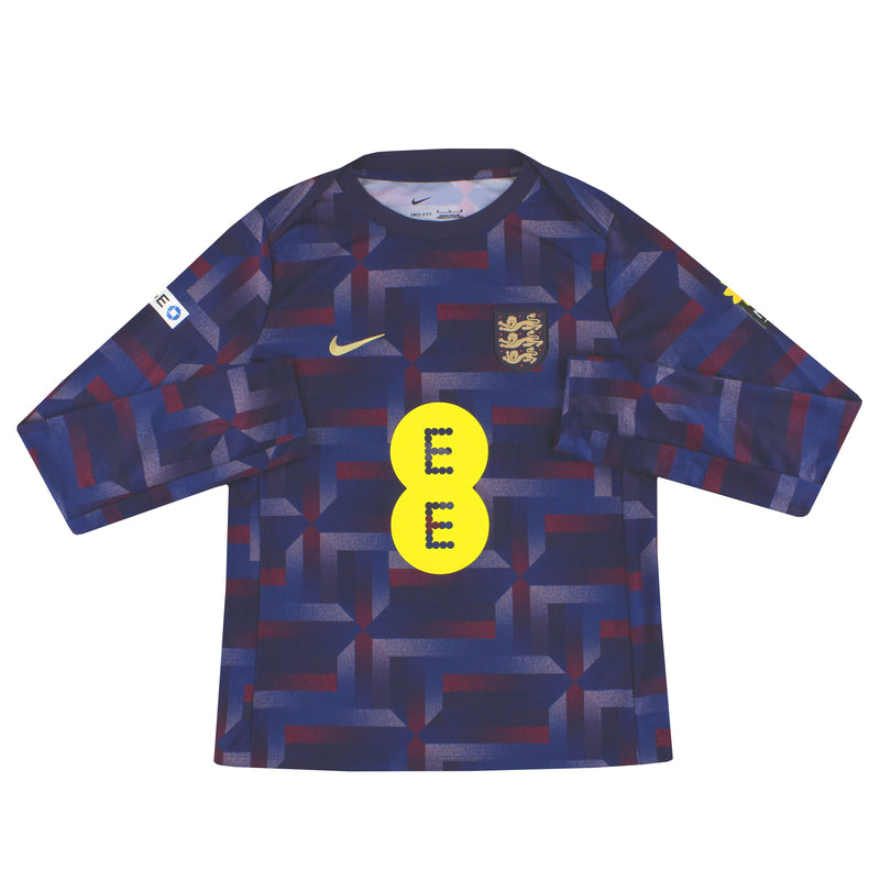 2024-25 England Nike Player Issue Pre-Match Shirt L/S