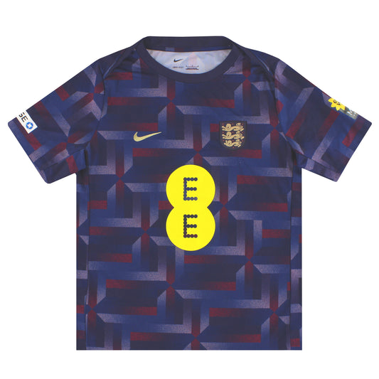 2024-25 England Nike Player Issue Pre-Match Shirt S