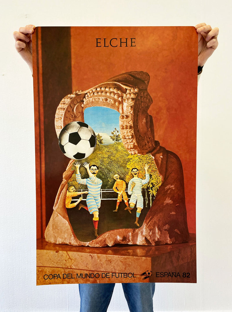 1982 Elche Copa Del Mundo De Futbol Espana Original Print