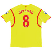 2014-15 Liverpool Warrior Away Shirt Gerrard #8 L