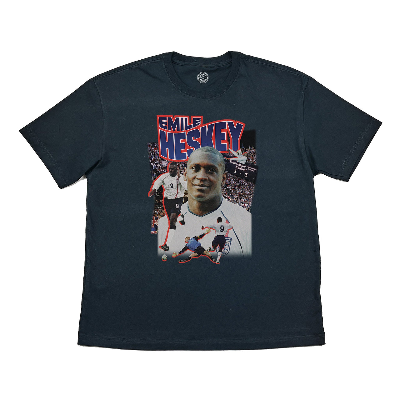 England Heskey Bootleg Tee, Small / England / Black