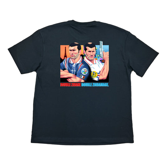 Double Zindamage Hong Kong Pop-Up Graphic Tee, Large / Black / Hong Kong