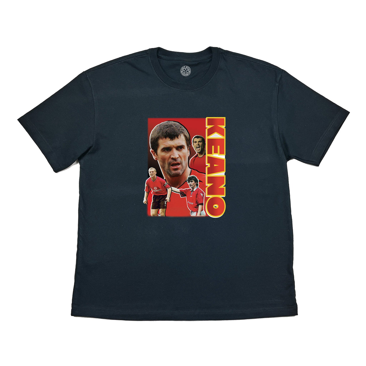 MANCHESTER UNITED KEANO BOOTLEG TEE | Cult Kits, XL / Manchester United / Black
