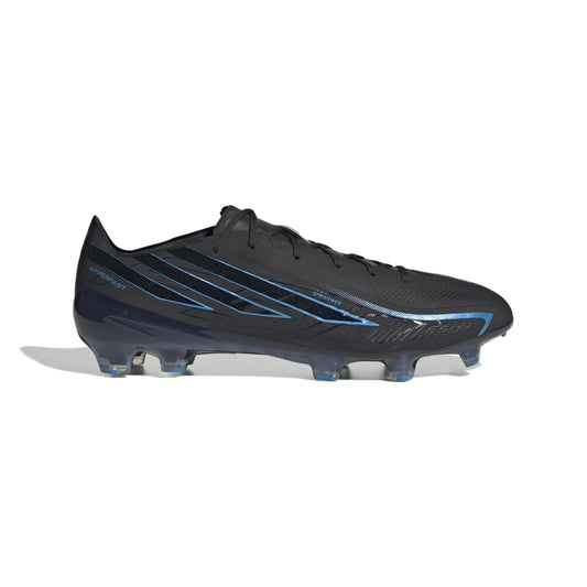 adidas F50 Hyperfast Elite FG/AG Football Boots - Core Black/Core Black/Lucid Ray Blue