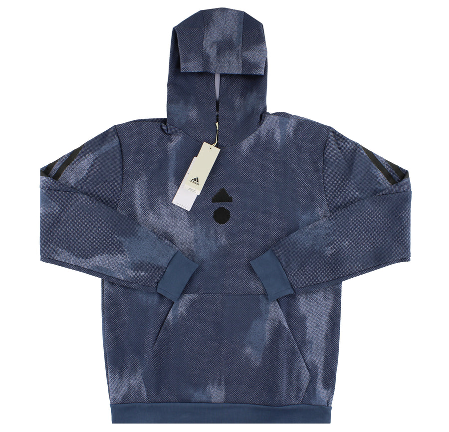 2024-25 Manchester United x adidas Future Icons Graphic Hoodie Blue *BNIB* M
