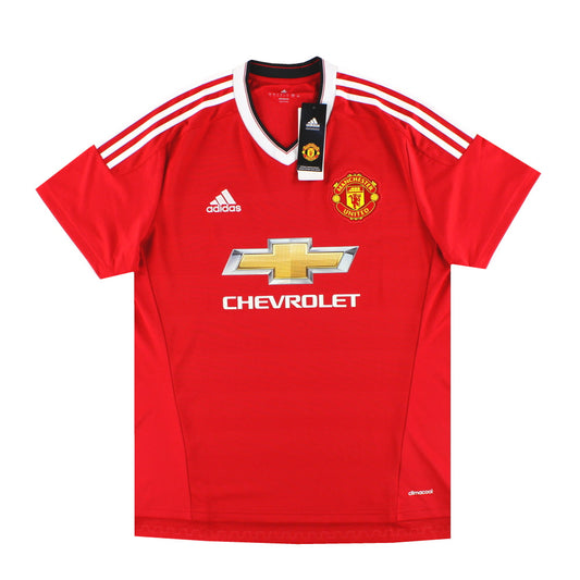 2015-16 Manchester United adidas Home Shirt *BNIB* L