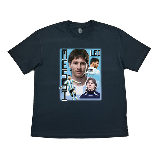 ARGENTINA MESSI BOOTLEG TEE | Cult Kits, XL / Argentina / Black