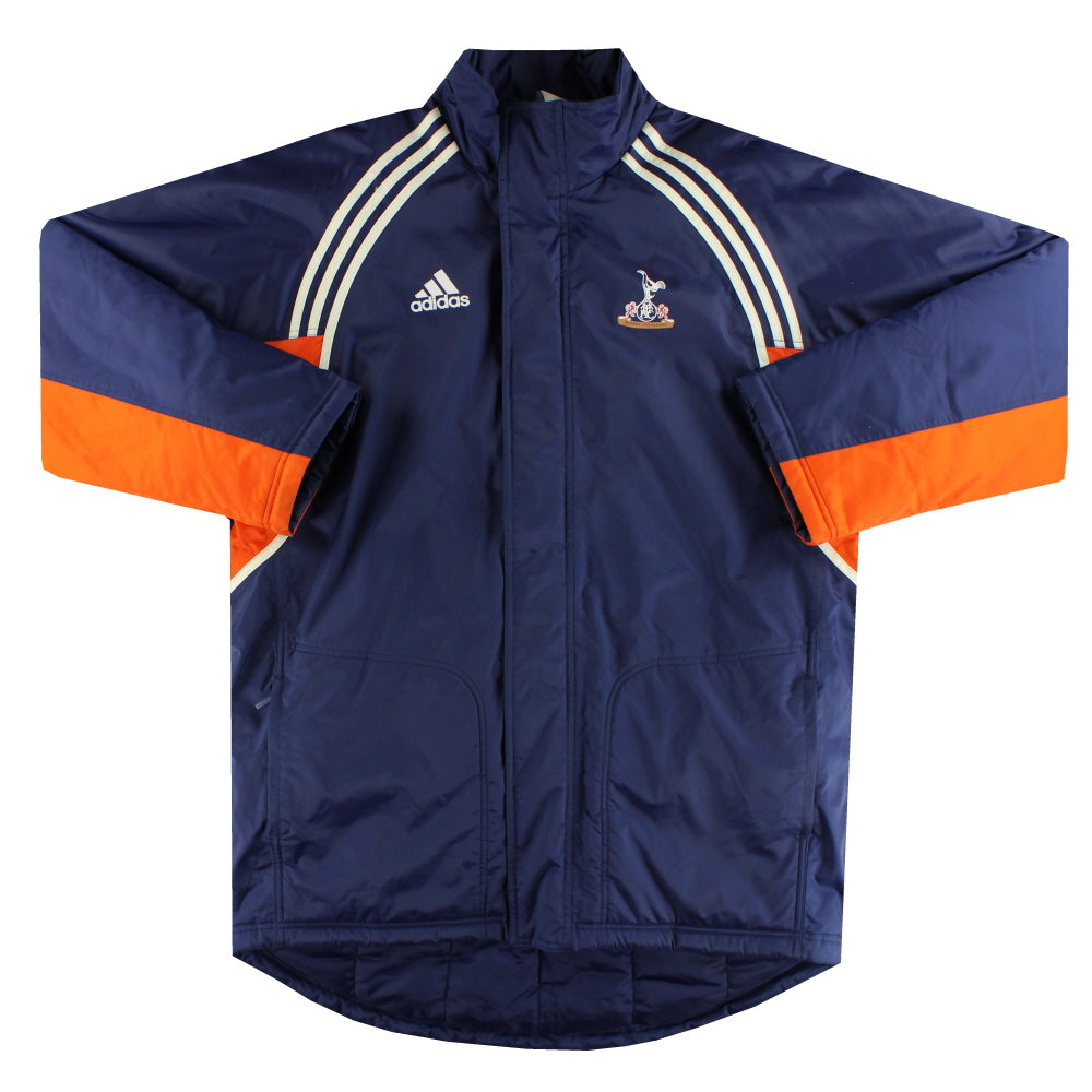 2000-01 Tottenham adidas Padded Bench Coat L/XL