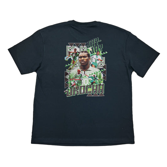 NIGERIA OKOCHA BOOTLEG TEE | Cult Kits, Large / Nigeria / Black