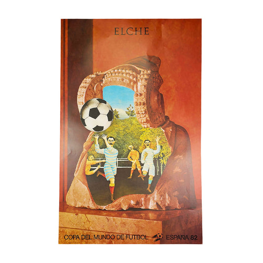 1982 ELCHE COPA DEL MUNDO DE FUTBOL ESPANA ORIGINAL PRINT