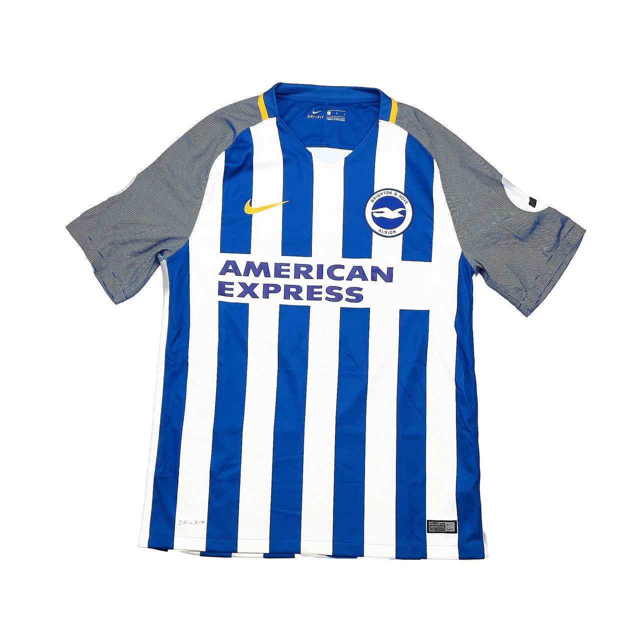 2017/18 BRIGHTON DUNK #5 *MATCH ISSUE* HOME SHIRT (L) NIKE
