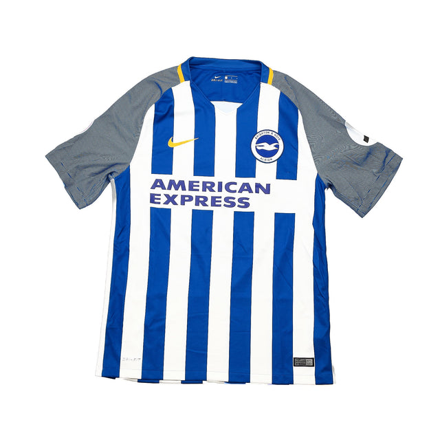 2017/18 BRIGHTON DUNK #5 *MATCH ISSUE* HOME SHIRT (L) NIKE