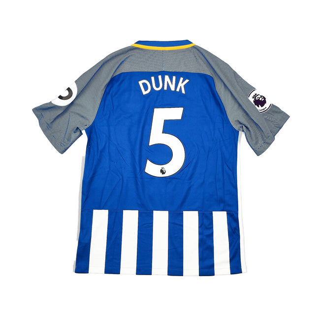 2017/18 BRIGHTON DUNK #5 *MATCH ISSUE* HOME SHIRT (L) NIKE