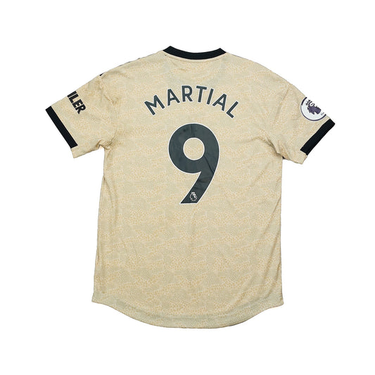 2019/20 MANCHESTER UNITED MARTIAL #9 *MATCH ISSUE* AWAY SHIRT (M) ADIDAS