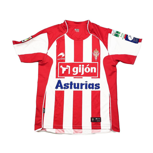 2009/11 Sporting Gijon Home Shirt (M) Astore