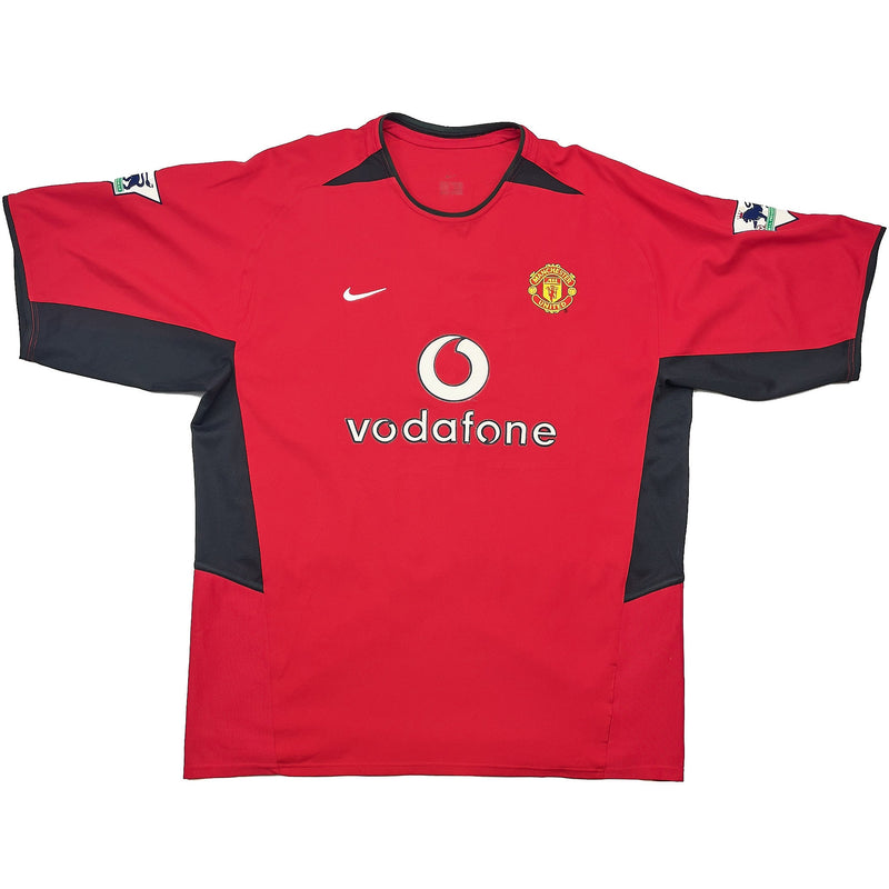 2002/04 Manchester United Beckham #7 Home Shirt (XL) Nike