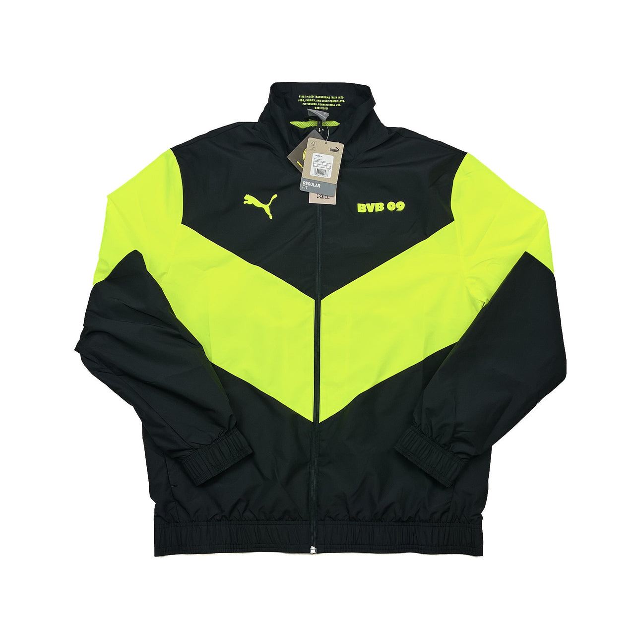 2021/22 Dortmund *BNWT* Pre-match Jacket (Multiple Sizes) Puma | Cult Kits, Small / Dortmund / 20121
