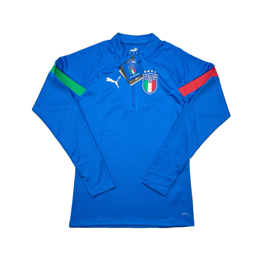 2022/23 Italy *BNWT* 1/4 Zip Training Jumper (Multiple Sizes) Puma | Cult Kits, Small / Italy / 2022