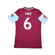 2020/21 Burnley Mee #6 *Match Issue* Fa Cup Home Shirt (M) Umbro