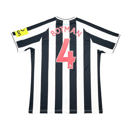 CULT KITS - 2022/23 NEWCASTLE UNITED BOTMAN #4 *BNWOT* HOME SHIRT (MULTIPLE SIZES) CASTORE, Large / Newcastle United / 2022