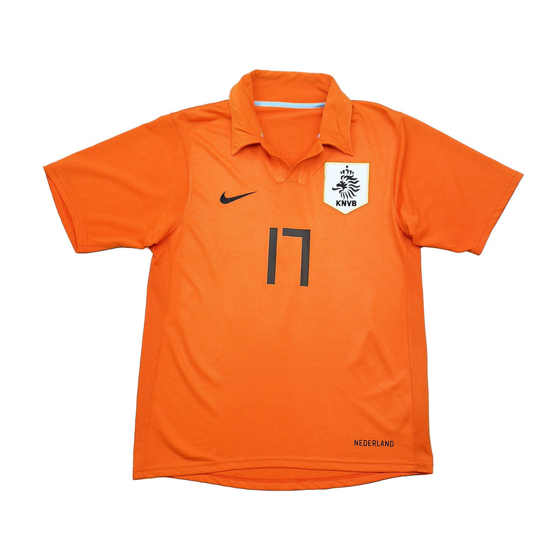 2006/08 Netherlands V.Persie #17 Home Shirt (S) Nike